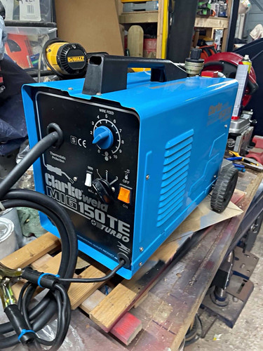 Clarke weld mig150te turbo mig - weld,