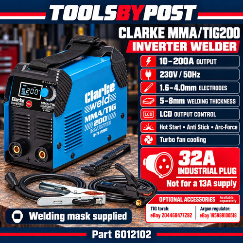 Clarke welder inverter mma tig - welder,